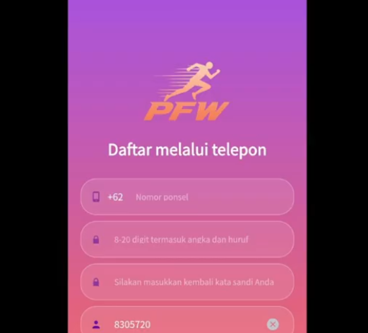 Review Aplikasi PFWalk (PFW), Mode Jalan Kaki, Program Amal, dan Indikasi Skema Ponzi