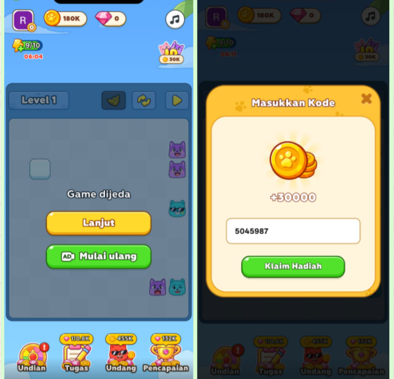 Kode Undangan Pupy Merge 5045987 Bonus 30K, Begini Cara Klaimnya!